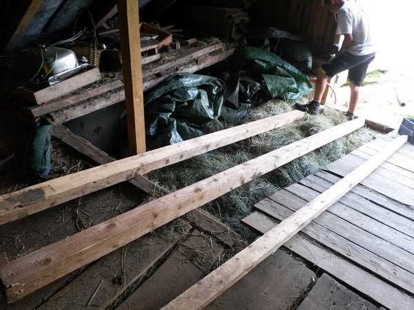 Aufbau für das Teichalmtreffen